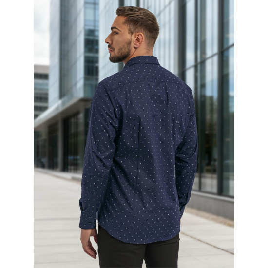 Miesten tummansininen paita Royal Paidat