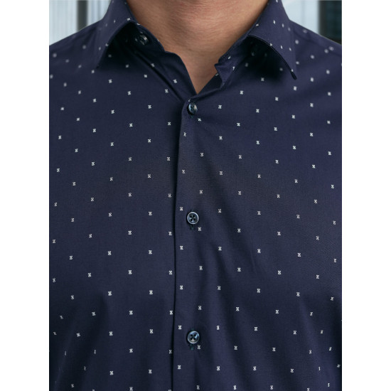 Miesten tummansininen paita Royal Paidat