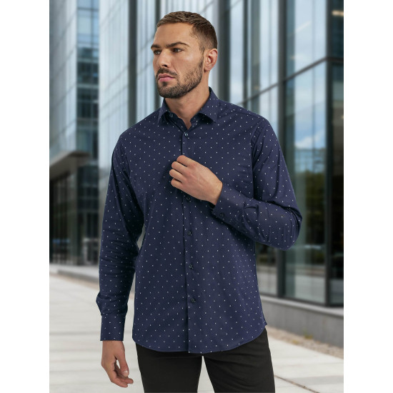 Miesten tummansininen paita Royal Paidat