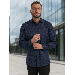 Men's navy blue shirt Royal