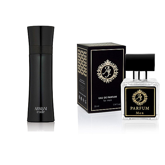 AJ Deluxe Nr266 kvepalai įkvėpti Armani - Black Code 50 ml AJ Deluxe Vyrams French Perfumes