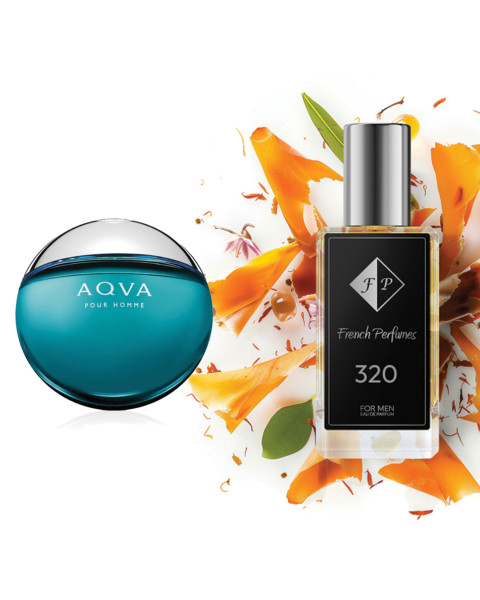 Nr320 kvepalai įkvėpti Bvlgari - Aqva 33 ml