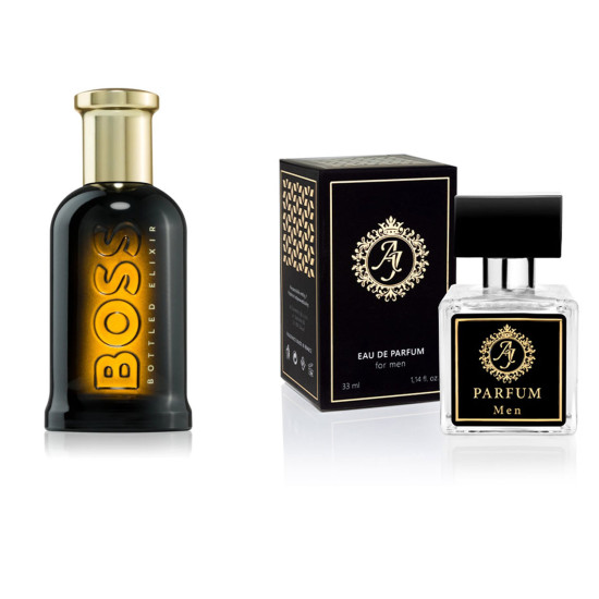 AJ Deluxe Nr327 Hugo Bossin inspiroima hajuvesi - Boss Bottled Elixir Parfum 100 ml AJ Deluxe miehille French Perfumes
