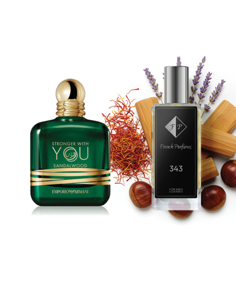 Nr343 kvepalai įkvėpti Armani– Stronger With You Sandalwood 33 ml EDP