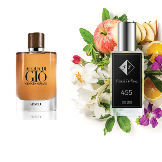 Nr455 kvepalai įkvėpti Armani - Acqua di Gio Absolu 60 ml