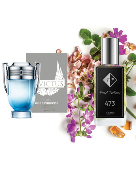 Nr473 kvepalai įkvėpti Paco Rabanne Invictus Aqua 33 ml