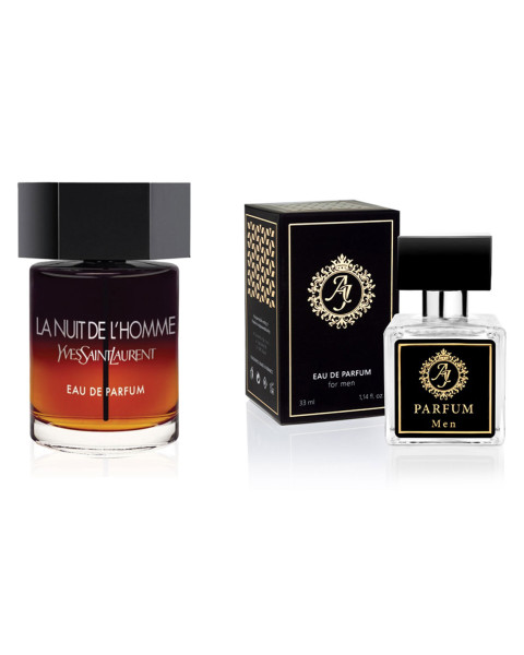 AJ Deluxe Nr481 kvepalai įkvėpti Yves Saint Laurent - La Nuit Del'Homme EDP 2019 33 ml