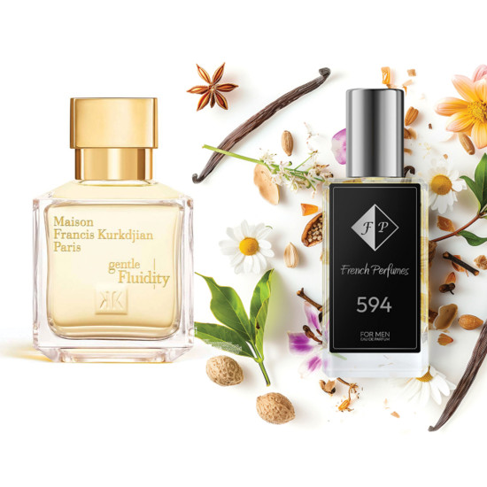 Nr594 kvepalai įkvėpti Maison Francis Kurkdjian - Gentle Fluidity Gold ( UNISEX ) 33 ml