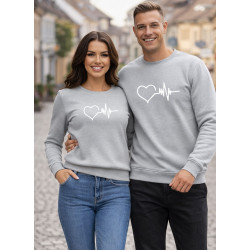 Helehall pusad Süda (valge)