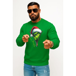 Vihreä hupparihuppari Vakava grinch