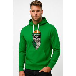 Vyriškas žalias džemperis Žaliai balti