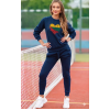 Moteriškas tamsiai mėlynas sportinis komplektas Lietuva