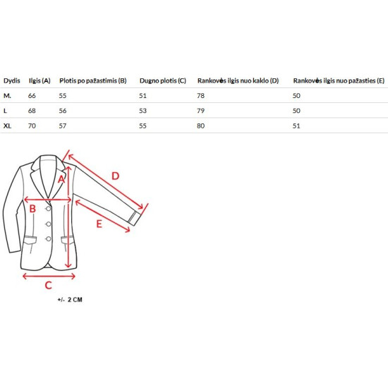 Vyriška žieminė juoda striukė City line