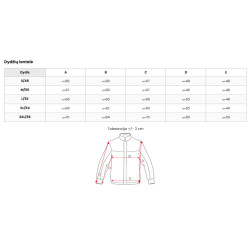 Pārejas melna jaka Flif