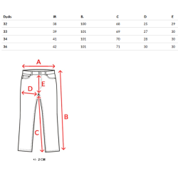 Czarne spodnie męskie Rio