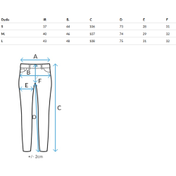 Sieviešu melnas platās bikses Elegants