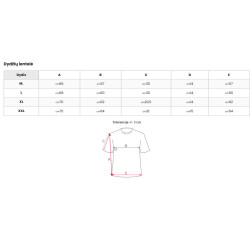 Vyriška balta oversize marškinėliai „Perfect“