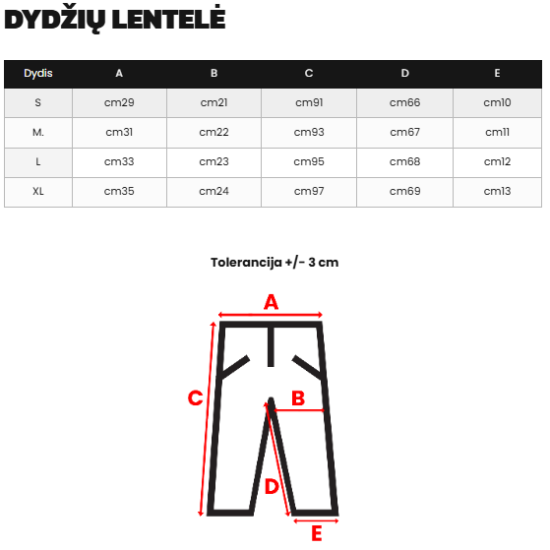 Moteriškos juodos tamprės Sprint