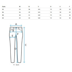 Moteriški platūs mėlyni džinsai Amel