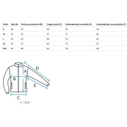 Gaiši pelēka dāmu jaka Moli