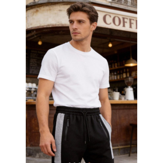 Vyriškos juodos kelnės Jackson Laisvalaikio kelnės