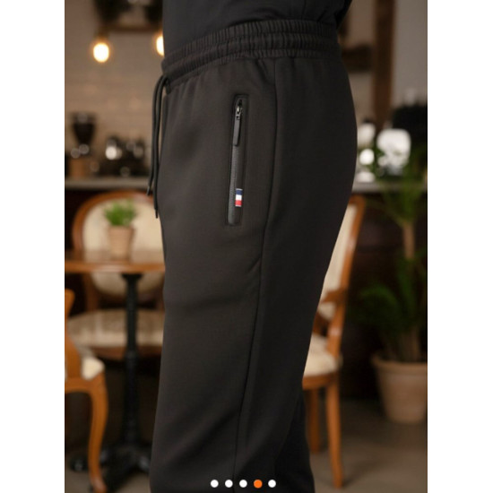 Czarne spodnie męskie Benet Spodnie casualowe