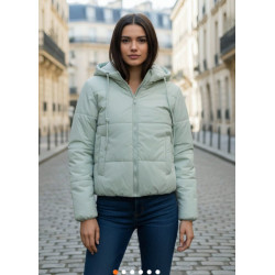 Mėtinės spalvos moteriška striukė Alin