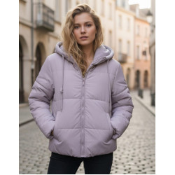 Rožinės spalvos moteriška striukė Alin