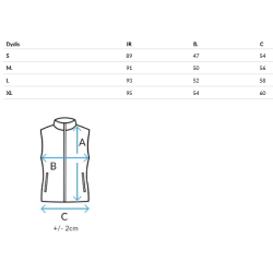 Sieviešu garā melnā veste Lucy
