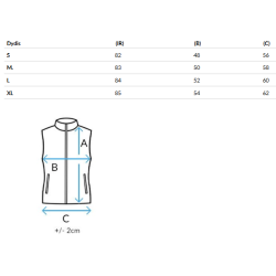 Sieviešu melna veste Moon