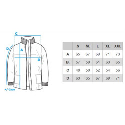 Vyriška tamsiai mėlyna striukė Eden
