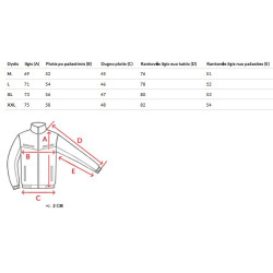 Pereinamojo laikotarpio juoda striukė Trevis