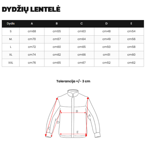 Vyriška juoda žieminė striukė Arte Žieminės striukės
