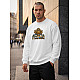 Vyriškas baltos spalvos džemperis Plungė