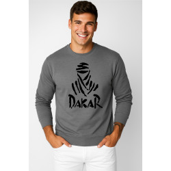 Hall kapuutsiga džemper Dakar (must)