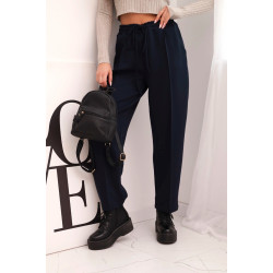 Women's dark blue trousers Ador