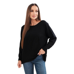 Moteriškas juodas megztinis Star