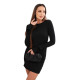 Sieviešu melna kleita Anit