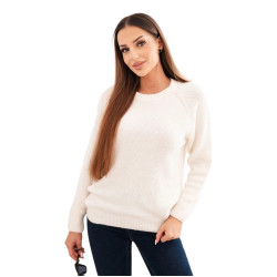Biały sweter damski Arol