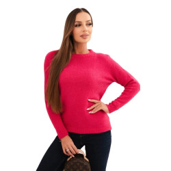 Moteriškas ryškiai rožinis megztinis Arol