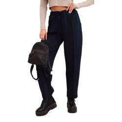 Women's dark blue trousers Ador