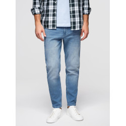 Vyriški šviesiai mėlyni džinsai Luca