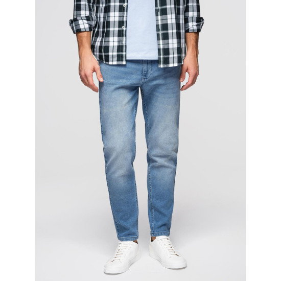 Vyriški šviesiai mėlyni džinsai Luca Džinsai ir Jogeriai