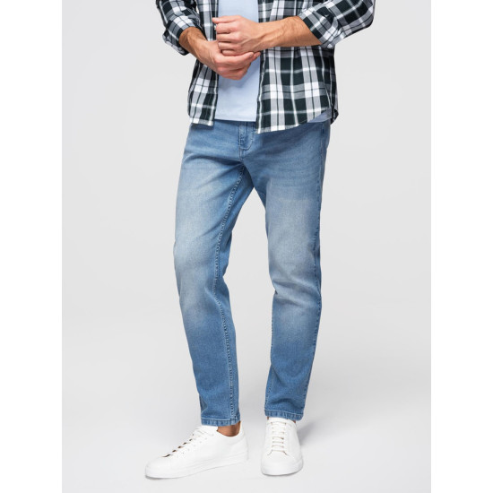 Vyriški šviesiai mėlyni džinsai Luca Džinsai ir Jogeriai