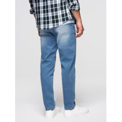 Vyriški šviesiai mėlyni džinsai Luca