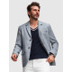 Men's Light Blue Regular-Fit Blazer