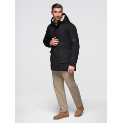 Vyriška juoda žieminė striukė Elot