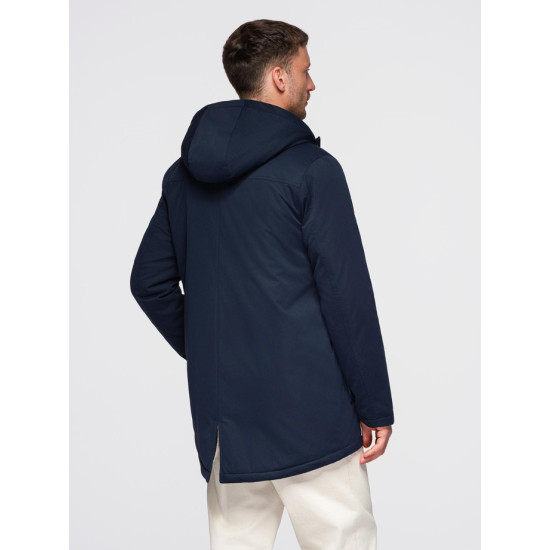 Vyriška tamsiai mėlyna žieminė striukė Elot