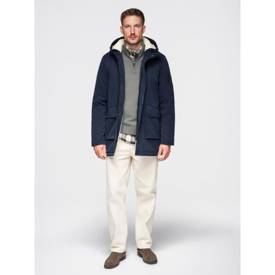 Vyriška tamsiai mėlyna žieminė striukė Elot