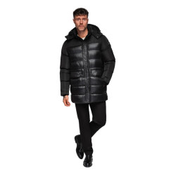 Vyriška juoda žieminė striukė Brod